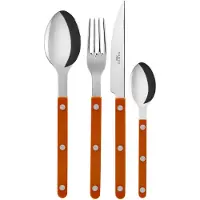 Sabre - Bistrot Shiny Solid / 24 Pieces Cutlery Set / Orange - Aterin setit