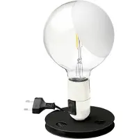 Flos Pöytävalaisin , Lampadina, Valkoinen, Olohuone, Metalli, Design
