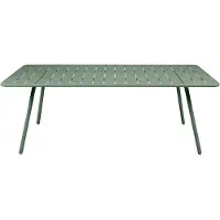 Fermob - Luxembourg Table 207 x 100 - Cactus - Ulkotilojen ruokapöydät - Frédéric Sofia - Vihreä - Metalli