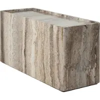 Gubi Pietra sivupöytä 30x80x40 cm Eloisa seepia