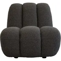 101 Copenhagen Toe lounge-nojatuoli bouclé Deep taupe