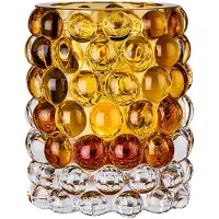 Skogsberg & Smart - Hurricane Lamp Boule Amber - Kynttilänjalat ja lyhdyt - Magnus Skogsberg,Mimmi Smart - Oranssi