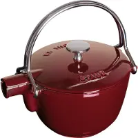 Staub teekannu valurauta pyöreä 1,15 L Grenadiininpunainen