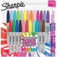 Sharpie – Permanent Marker Fine Colour Burst 24-Blister (1956292)