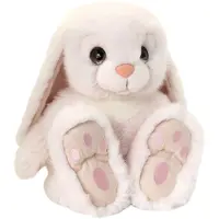 Keel Toys Pehmeä pehmoinen kani - Valkoinen