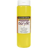 Daler Rowney Graduate Akryylimaali Lemon Yellow 500 ml 1 kpl