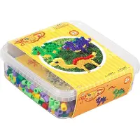 HAMA Beads Maxi Box 600 Pcs Dinosaurs - Multi/patterned - ONE SIZE