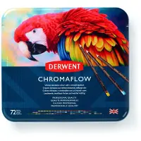 Derwent Chromaflow -värikynälajitelma, 72-osainen