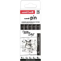 Uni Pin Fine Line 5-setti Tattoo Art