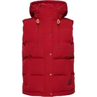 Superdry for woman. W5010907A Hooded quilted waistcoat Everest red (XL), Casual, Nylon, Sustainable