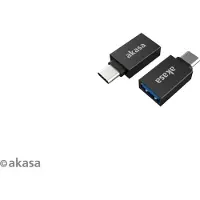 Akasa USB3.2 Gen2 Type-A female to Type-C male adapter, 2/pack, 10G (AK-CBUB62-KT02)