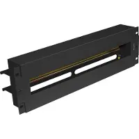 Lanberg AK-VDP103-B, Kaapelin hallintapaneeli, Terästä, Musta, 1,95 kg