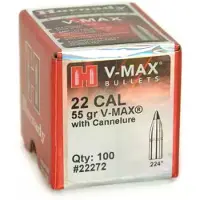Hornady .224 V-Max 55gr luoti 100kpl/ltk