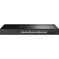 TP-LINK Omada SG3428X-M2 - Hallittava kytkin, musta