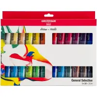 Royal Talens Akryylivärit Standard setti 24 x 20 ml