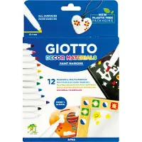 Giotto Decor Materials Paint Markers 12 kpl