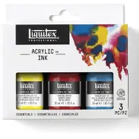 LIQUITEX Acrylic Ink Essentials 3-setti 30 ml