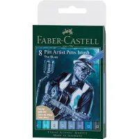Faber-Castell PITT Artist Brush 8 kpl Blues