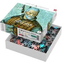 Good Loot Game Art Chronicles Puzzle: The Witcher Geralt & Vincent van Gogh (1000 palaa)