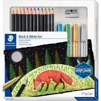 Staedtler Värityssarja - Musta/Valkoinen - 17 Osaa - - OneSize - Värityssarjat