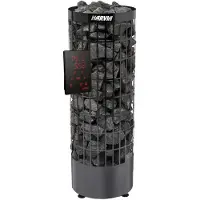 Harvia Sähkökiuas Cilindro Xenio Pc70xe Black Steel, 7kw, 6-10m³, Erillinen Ohjaus