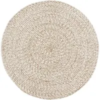 Affari of Sweden , JUNI matto luonnon/valkoinen Ø90 cm