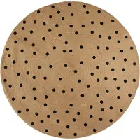 Affari of Sweden , KESÄKUU Matto luonnollinen/musta Ø150 cm