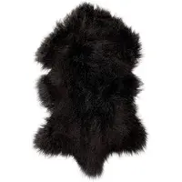 Skinnwille Shansi Lampaannahka 55x95 cm Black