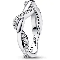 Pandora Timeless hopeasormus punottu aalto 193098C01-56