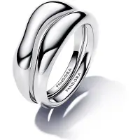 Pandora Sterling Silver Ring Set - Silver - 54