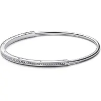 Pandora Signature hopeinen zirkonia rannekoru 592313C01-1 16 cm