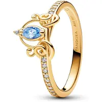 Pandora Disney Tuhkimo kullattu sormus 163059C01-52
