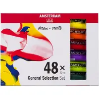 Amsterdam General 48x20ml akryylivärisetti