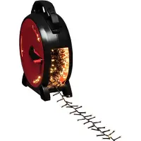 Konstsmide 3850-100, Fairy lights, Musta, Punainen, Muovi, IP44, Musta, 1200 lamppua