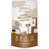 MjAMjAM 24x125g smoothiepussi nauta & kalkkuna kissan märkäruoka