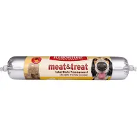 Fleischeslust 6x80g meat & treat treenimakkara juustomakkara koiran herkku