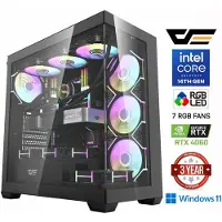 Mdata Gaming Tietokone Core i5-14400F 16GB 512GB SSD RTX 4060 8GB Windows 11