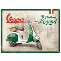 Vespa Retro peltikyltti Italian L X K: 40X30 CM