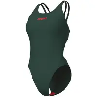 Arena Naisten uimapuku Tech Multi Solid Dark Sage-Black