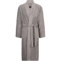 Boss Home Plain Bath Robe - Grey - S