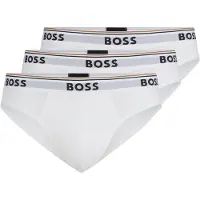 BOSS Alushousut 'Power' vaaleanruskea / vaaleanharmaa / musta / valkoinen