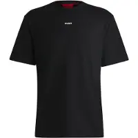 HUGO for man. 50488330 Dapolino T-shirt black (L), Casual, Cotton, Short sleeve