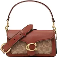 Coach Tabby Shoulder Bag 20 In Signature Canvas - Brown - ONE SIZE