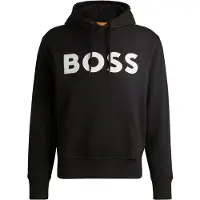 BOSS for man. 50523074 Hoodie Logo Oversize black (XXL), Casual, Cotton