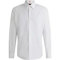 BOSS for man. 50518304 Relagant shirt white (S), Casual, Cotton, Long sleeve
