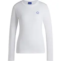 HUGO Daliria 10258980 Blue Pitkähihainen T-paita