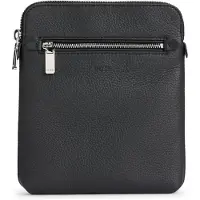 BOSS New Crosstown Crossbody-laukku Nahka 21 cm Musta