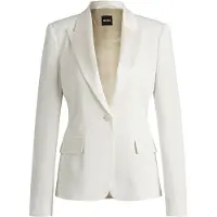 BOSS Slim-fit tuxedo jacket with single button
