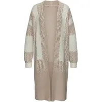 LASCANA Neuletakki beige / valkoinen