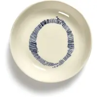 Serax Feast lautanen, 11,5 cm, 4 kpl, valkoinen - sininen